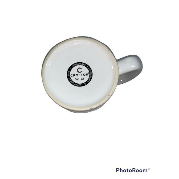 White Ceramic Mug with Fun Text - Picture 4 of 4